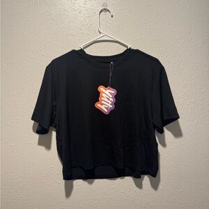YITTY Black Crop Top Tee | NWT| Large